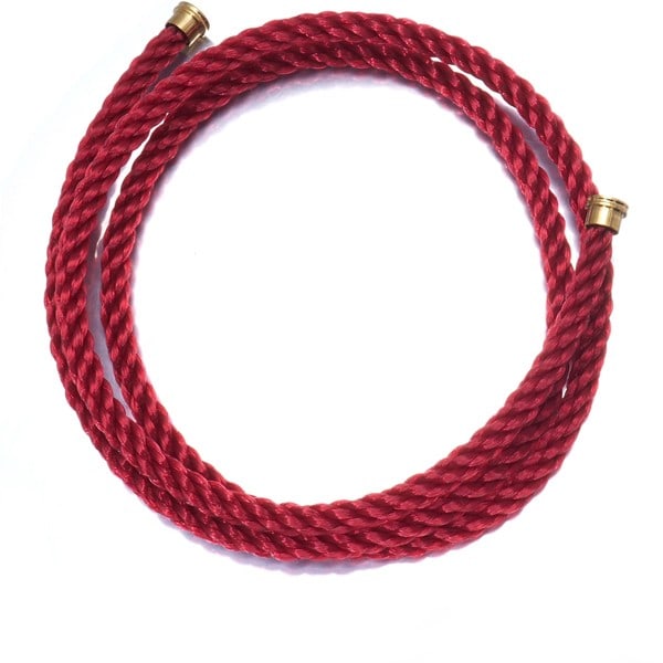 Fred Cable For Bracelet Red 3-Strand 21 Engraved Ss/Textile Cable: Brand: FRED Metal: Stainless Steel Metal Purity: Unknown Type: Bracelet Main Stone: No Stone Style: Bracelet Collection: - Main Stone Creation: - Country Of Origin: France Product Disclaimer: Items ma