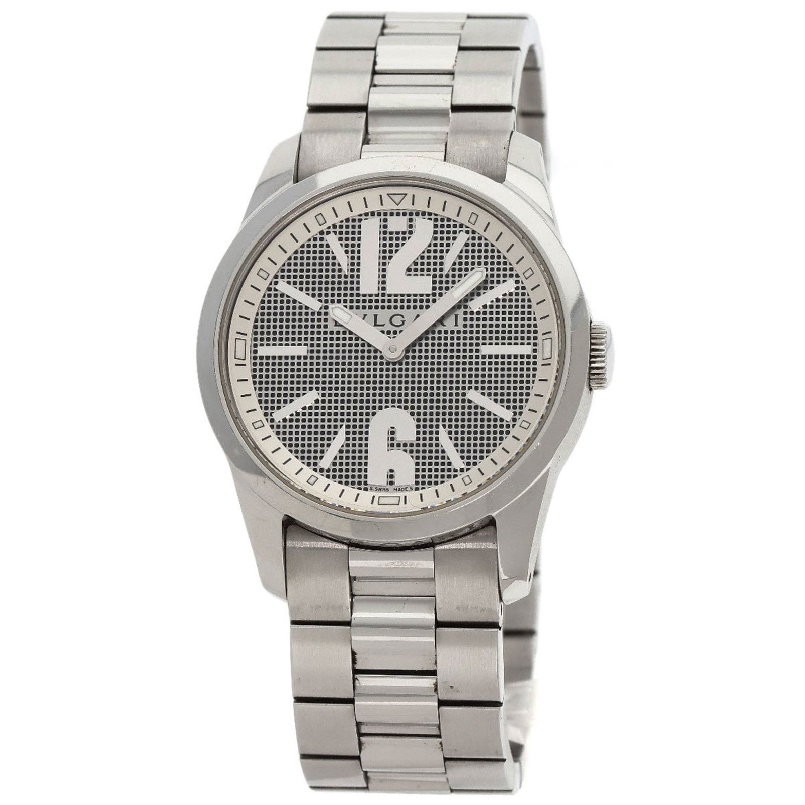 Bvlgari St37S Solotempo Watch Stainless Steel Ss (1 of 11)