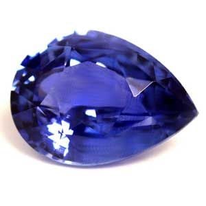 Pear 1.98Ct Blue Si - Loose Sapphire Gemstone (1 of 1)