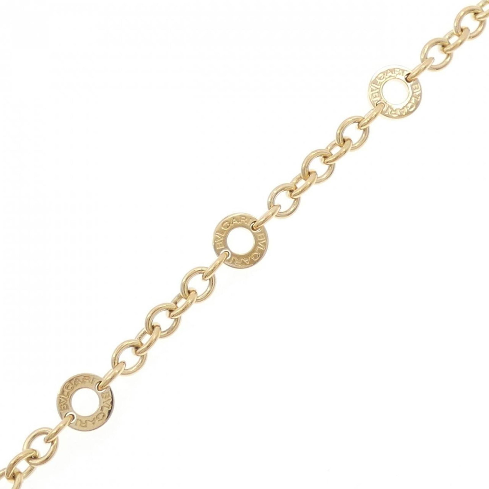 Bvlgari Charm Bracelet: Brand: Bvlgari Type: Charm Bracelet Gender: Women Material: Yellow Gold (18K) Width: 8.19mm / 0.32'' Weight: 15.2g / 0.53oz. Total Length: 19cm / 7.48'' Condition: Used (very good), A few traces of us