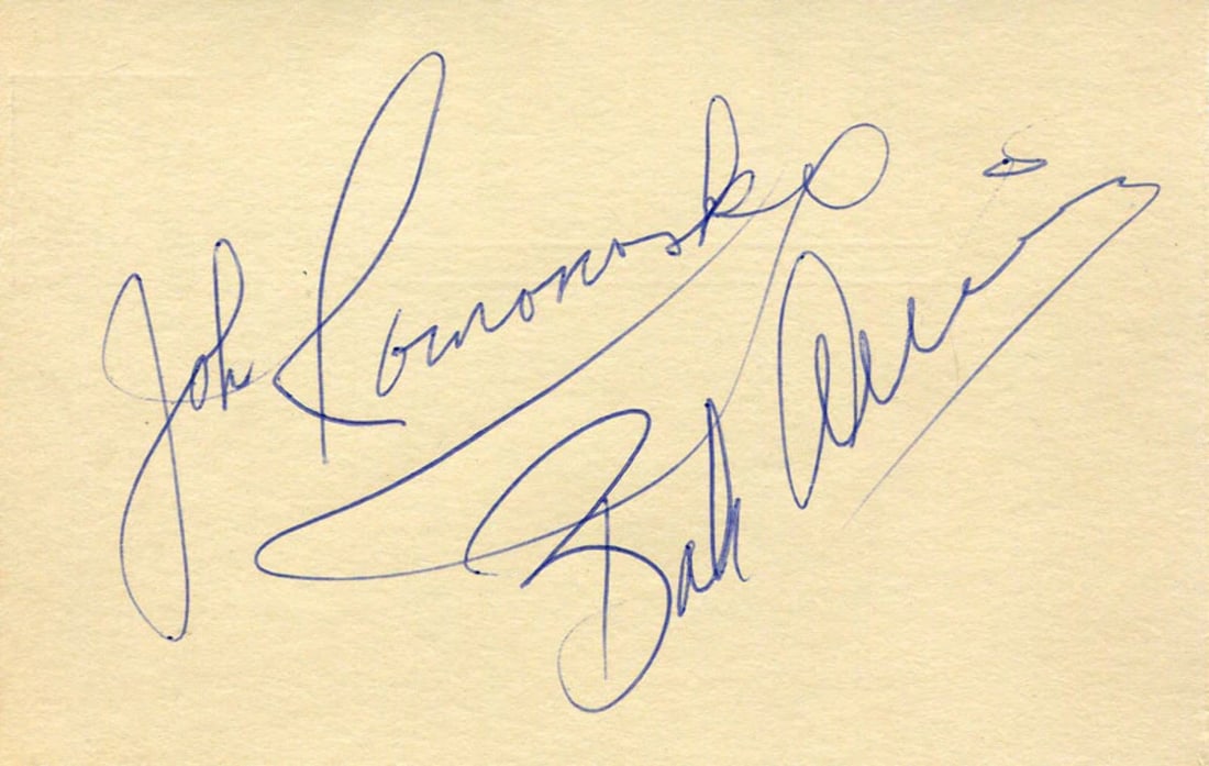 Bob Allison And John Romonosky Autographed 3X5 Postcard: Bob Allison and John Romonosky Autographed 3x5 Postcard Signed in blue pen across the 3x5 card Item is authenticated by Rich Altman's and will be accompanied with a COA from . Product Disclaimer: Not