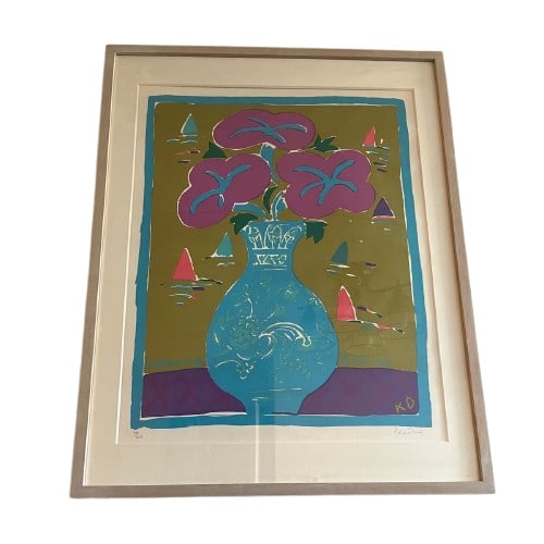 Ken Done Silkscreen Edition, Autographed And Framed: Artist: Ken Done Type: Print Theme: Art Material: Paper Framing: Framed Original/Licensed Reprint: Original Production Technique: Screen Printing Product Disclaimer: Please review the full description