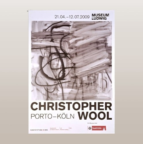 Christopher Wool, Poster Produced By The German Museum Of Contemporary Art, 2009: Artist: Christopher Wool Type: Poster Year Of Production: 2009 Size: Large Style: Contemporary Art Original/Licensed Reprint: Original Country Of Origin: Germany Product Disclaimer: Please review the