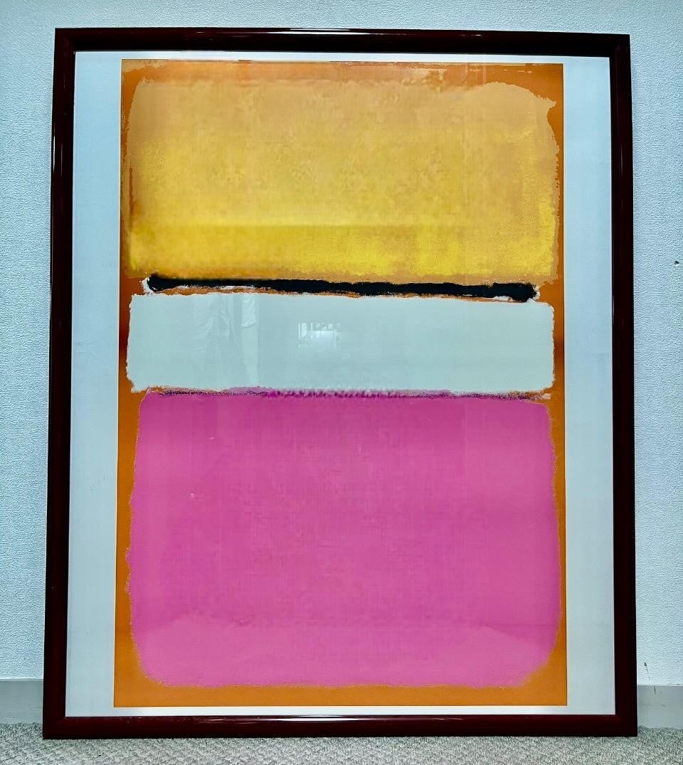 Mark Rothko "White Center" 1950 Limited Silk Screen By Pierre Dharville: Country Of Origin: Italy Artist: Mark Rothko Unit Of Sale: Single Piece Signed By: MADSAKI Image Orientation: Portrait Size: Large Signed: No Material: Paper Original/Licensed Reprint: Licensed Reprin