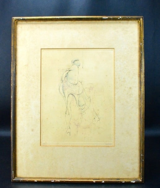 Hans Bellmer Copperplate Print Limited Edition 107/150 Framed Signed Painting: Artist: Hans Bellmer Type: Print Size: Medium Theme: Art Features: Limited Edition Material: Paper Framing: Framed Production Technique: Copperplate engraving Original/Licensed Reprint: Original Produ