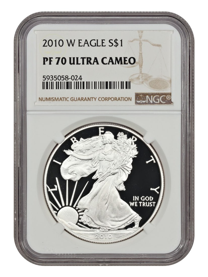 2010-W $1 Silver Eagle Ngc Pr70Dcam - Silver Eagles (1 of 2)