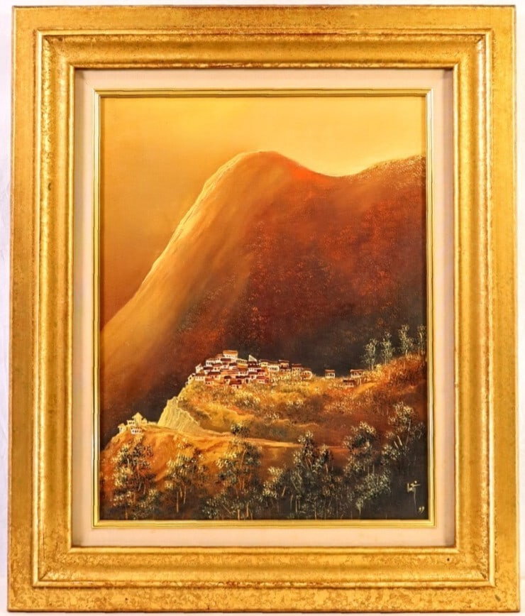 Rigoberto Pazmio Cruz (Inti) 1999 Original Oil Painting Saliendo De Alaus (1 of 10)