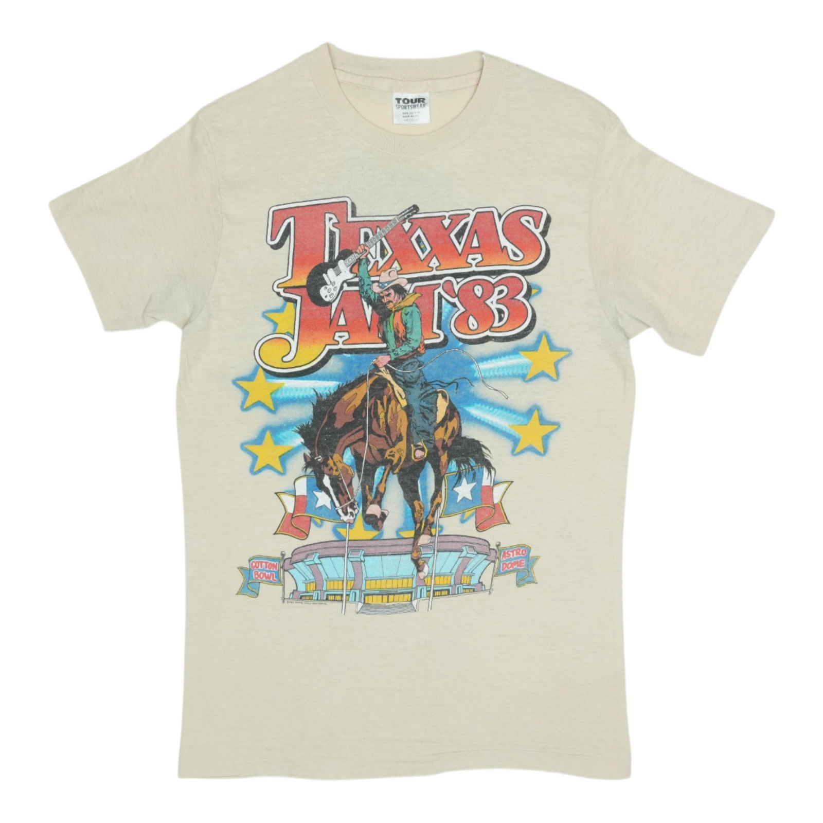 1983 Texas Jam Music Festival Concert Shirt (1 of 7)