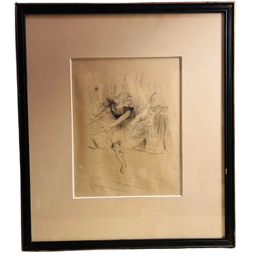 Henri De Toulouse-Lautrec "Miss Ida Heath, English Dancer, 1894" Lithograph (1 of 5)