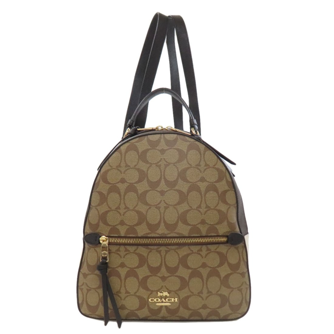 Coach C2002 Jordyn Signature Backpack ? Daypack Pvc: Brand: COACH Style: Backpack A* Daypack Exterior Material: PVC Exterior Color: Brown x White x Black Type: Backpack A* Daypack Product Disclaimer: Pre-owned unless stated. Expect minor wear consistent