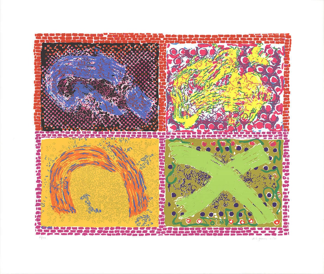 Nancy Graves Community Holiday Festival Signed " Serigraph Con: Artist: Nancy Graves Brand: Graves Nancy Exact Year: 1980 Subject: Abstract Type: Serigraph Year Of Production: 1980 Artist: Nancy Graves Title: Community Holiday Festival Year: 1980 Signed: Yes Mediu