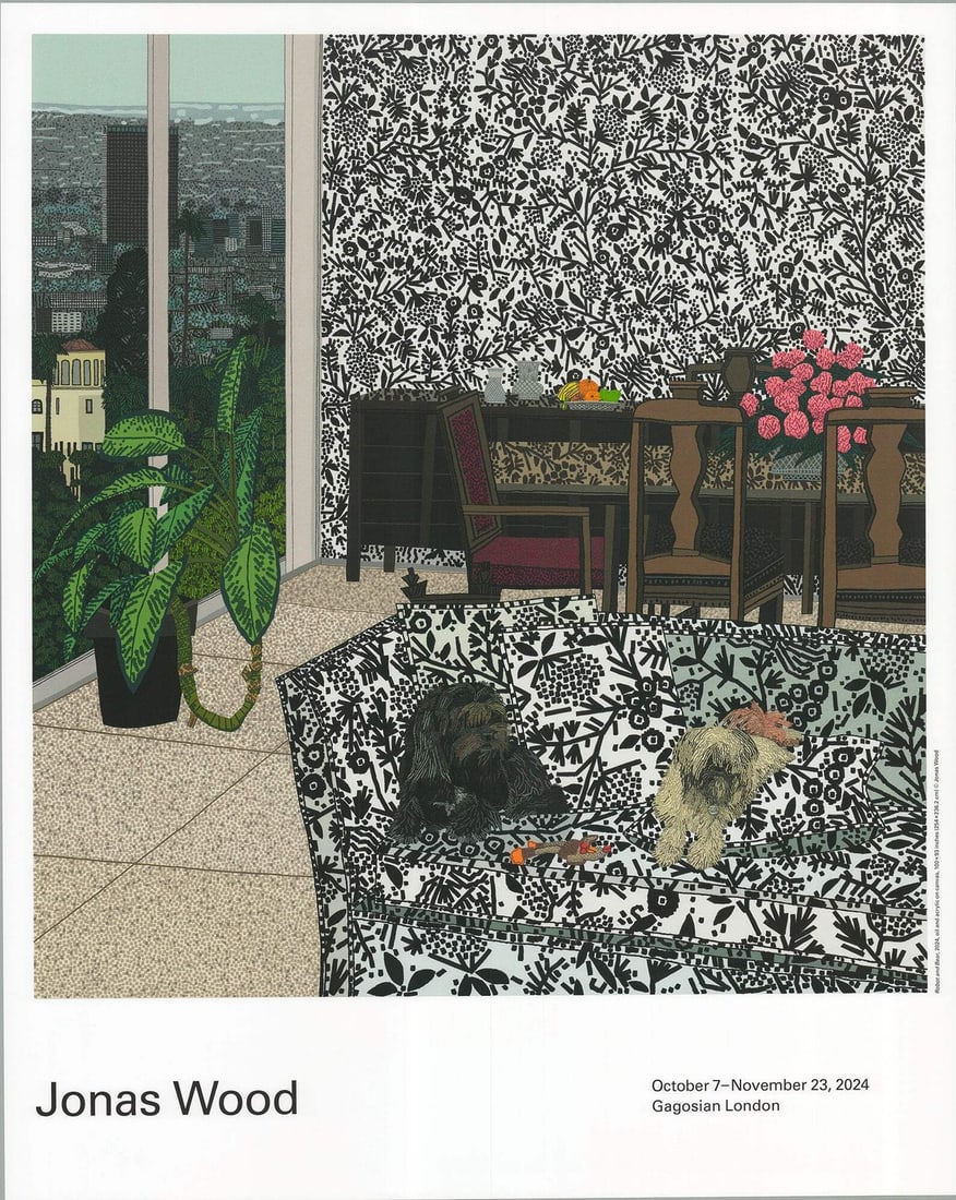 Jonas Wood Robot And Bear " Offset Lithograph Pop Art: Artist: Jonas Wood Brand: Wood Jonas Exact Year: 2024 Type: Offset Lithograph Year Of Production: 2024 Artist: Jonas Wood Title: Robot and Bear Year: 2024 Signed: No Medium: Offset Lithograph Paper Si