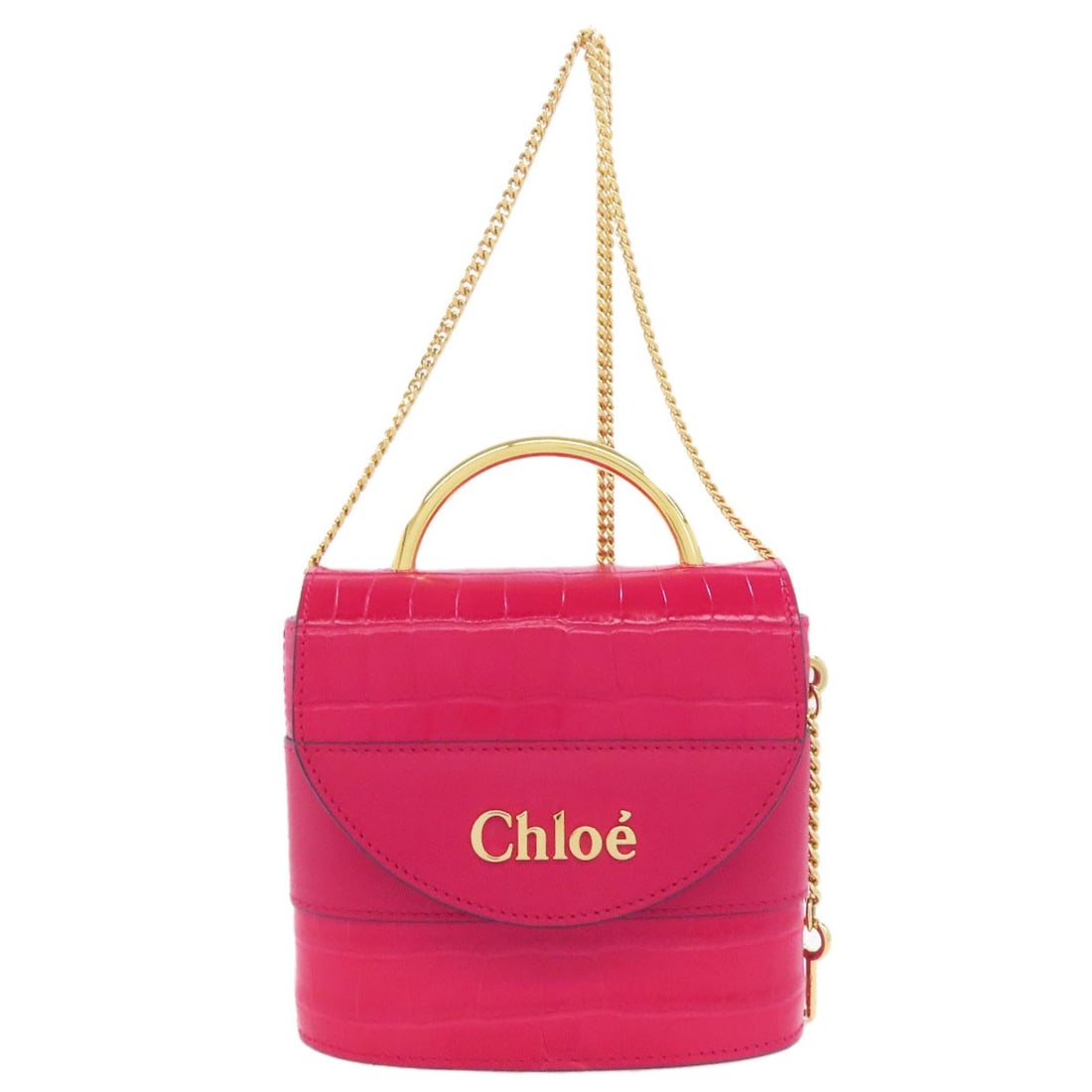 Chloe Abbey Lock 2Way Handbag Leather: Brand: CHLOE Style: Handbag Exterior Material: Leather Color: Red Type: Handbag Exterior Color: Red Product Disclaimer: Pre-owned unless stated. Expect minor wear consistent with use. Sizing may vary.
