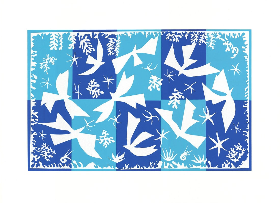 Henri Matisse Polynesie La Ciel " Serigraph: Artist: Henri Matisse Brand: Matisse Henri Type: Serigraph Artist: Henri Matisse Title: Polynesie La Ciel Year: Unknown Signed: No Medium: Serigraph Paper Size: 22 x 29.75 inches ( 56 x 76 cm ) Image