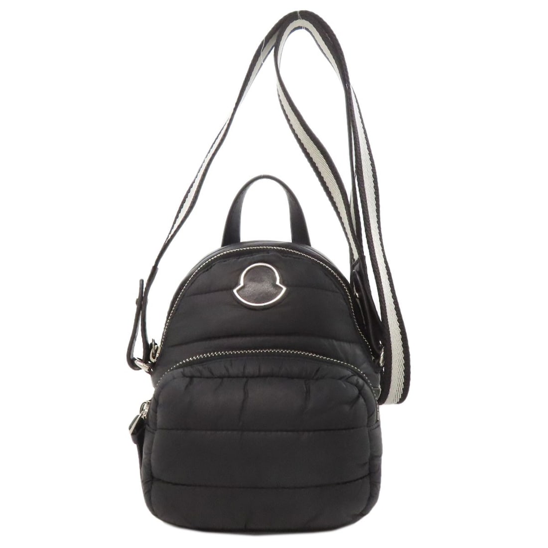 Moncler Logo Shoulder Bag Nylon: Brand: MONCLER Style: Shoulder Bag Exterior Material: Nylon Color: black Type: Shoulder Bag Exterior Color: black Country Of Origin: China Product Disclaimer: Pre-owned unless stated. Expect minor wea