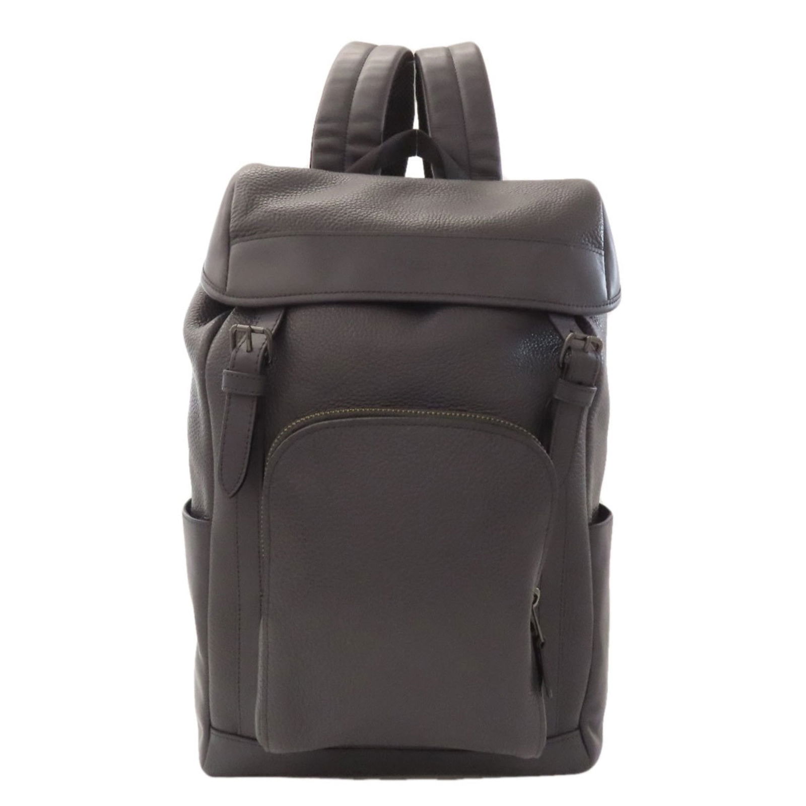 Coach F72311 Logo Backpack/Daypack Leather: Brand: Coach Material: Leather Color: Gray Gender: Women Size (Hxwxd): 45cm x 26cm x 12cm / 17.71'' x 10.23'' x 4.72'' Condition: Used (very good), A few traces of usage, some scratches / dirt can be