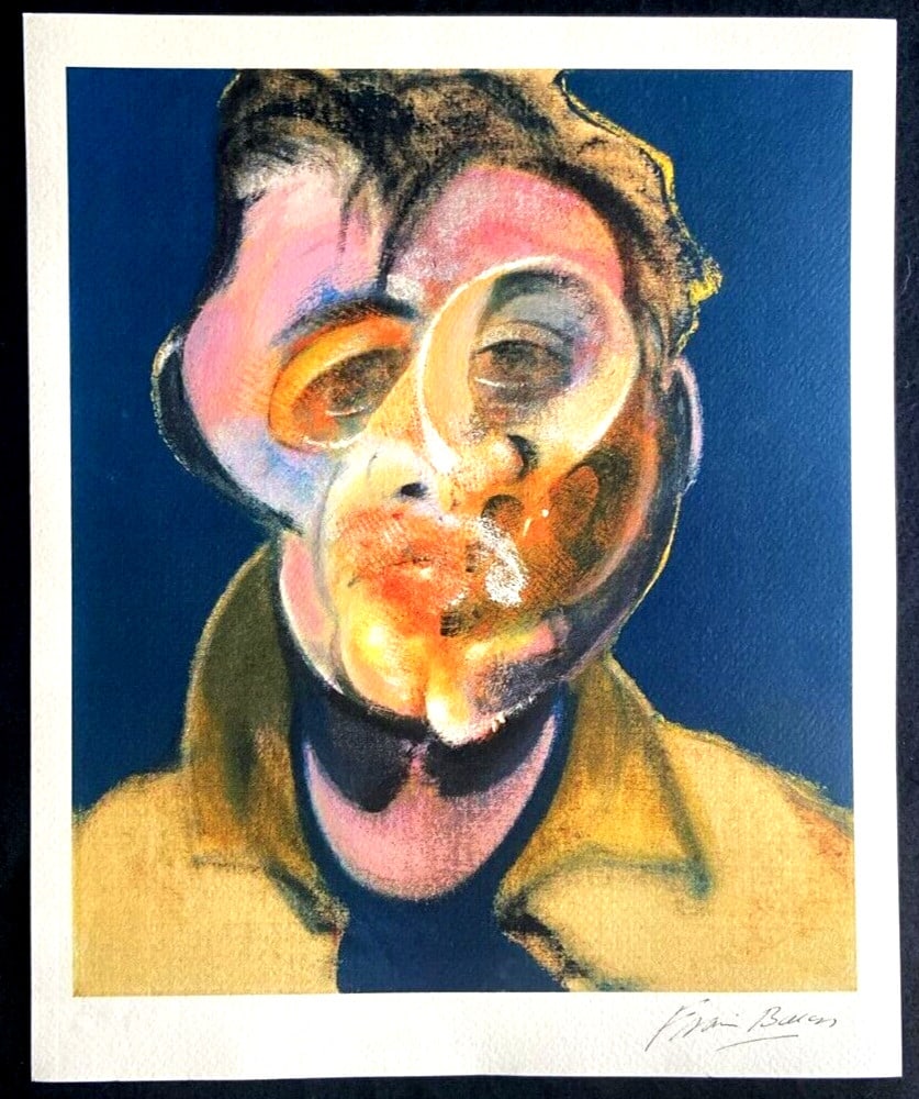 Francis Bacon Lithograph Signed Op Metropolitan Museum Cataloged (1 of 8)