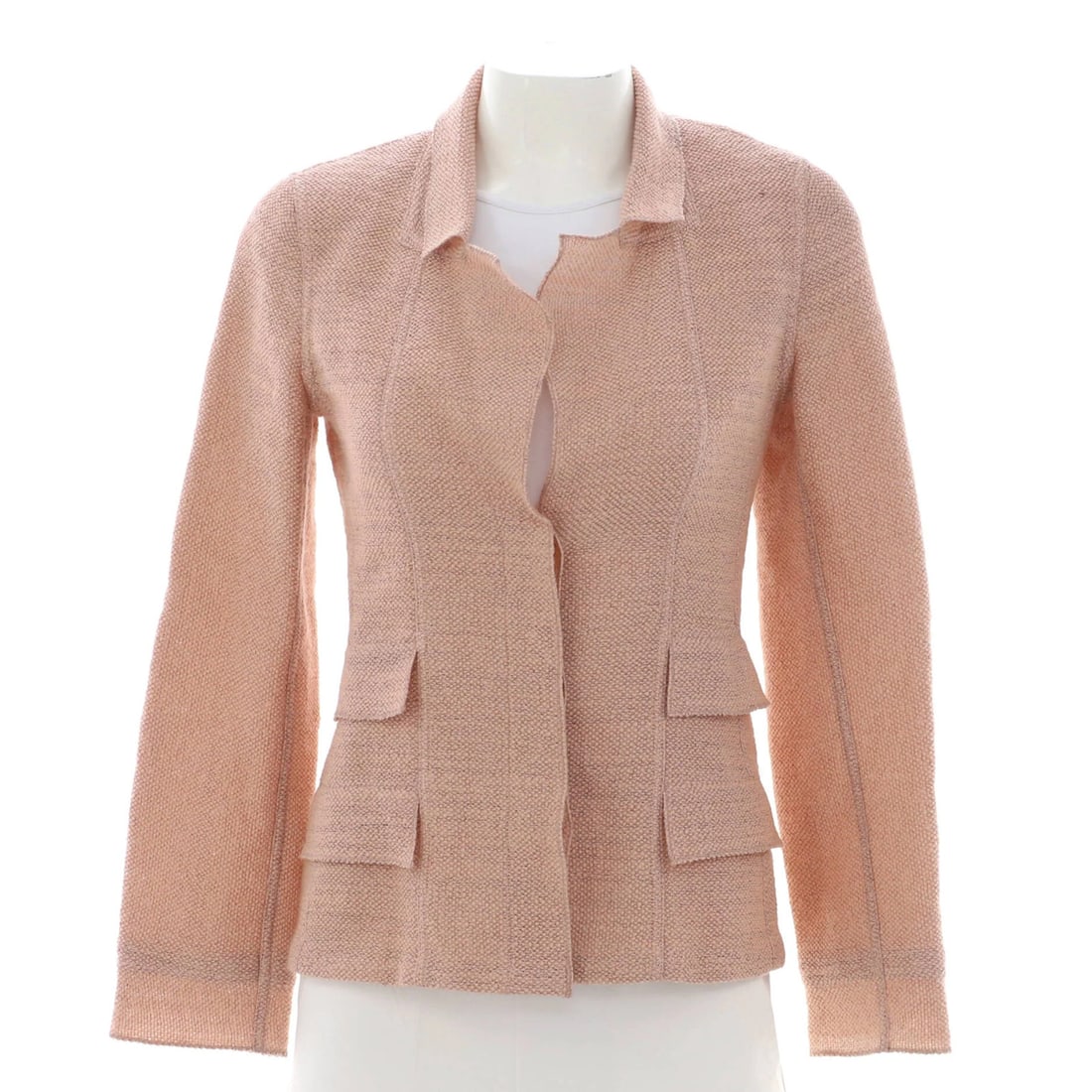 Chanel Women'S Vintage Button Up Blazer Wool Blend (1 of 5)