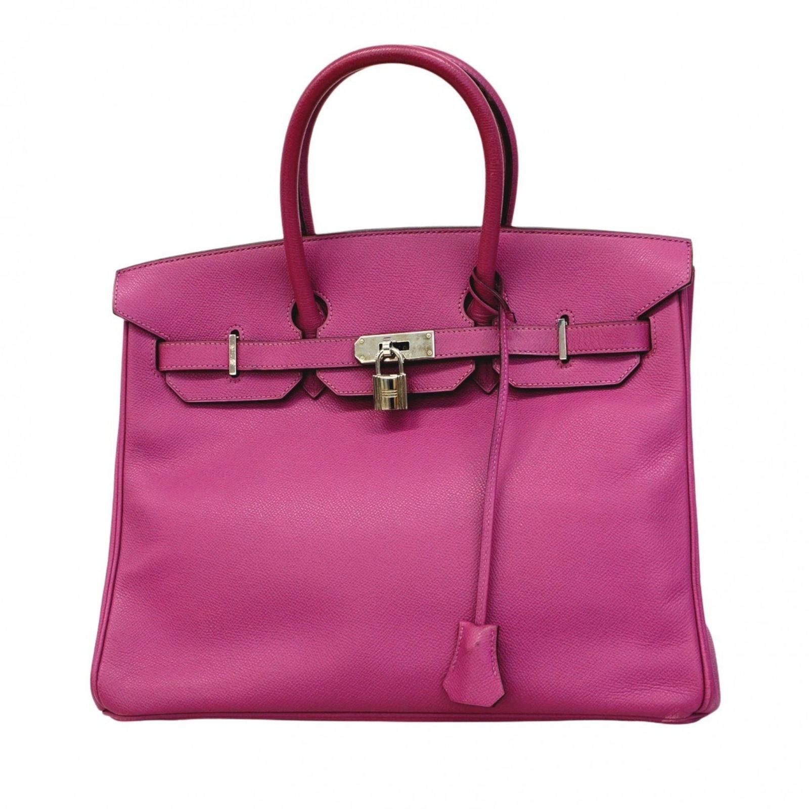 Hermes Herms Birkin 35 Handbag In Epsom Leather With Cyclamen Pattern (1 of 16)