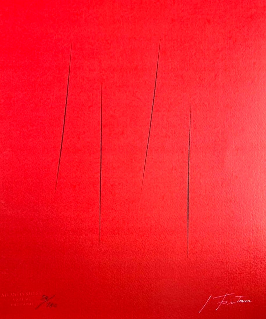 Lucio Fontana Lithograph (1 of 10)