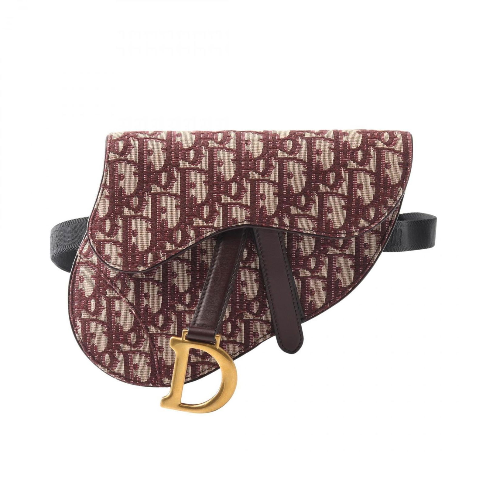 Christian Dior Dior Saddle Bag: Brand: Christian Dior Type: Fanny Pack, Saddle Bag Material: Canvas , Leather Color: Beige, Bordeaux Gender: Women Size (Hxwxd): 15cm x 19cm x 5.00mm / 5.9'' x 7.48'' x 0.19'' Condition: Used (very go