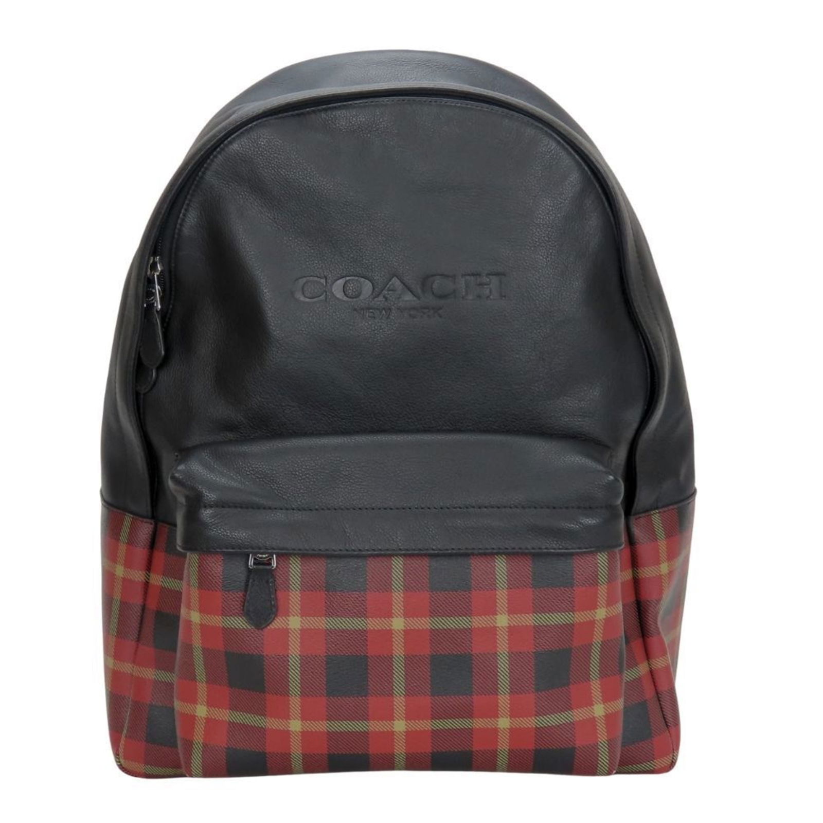 Coach Backpack/Daypack F55394 Leather Black Red Check: Brand: Coach Type: Backpack Material: Leather , Pvc Color: Black, Red Color Style: Casual Gender: Women Size (Hxwxd): 45cm x 33cm x 16cm / 17.71'' x 12.99'' x 6.29'' Weight: 1.04kg / 2.29lb. Strap Len