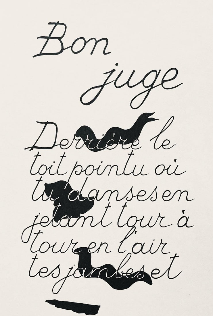 Georges Braque, Composition, Derrire le miroir, Lithograph: Georges Braque, Composition, Derrire le miroir, Lithograph Georges Braque's lithograph 'Composition, Derrire le miroir' on vlin paper, measuring 15 x 11 inches, is in excellent condition and unsigned,