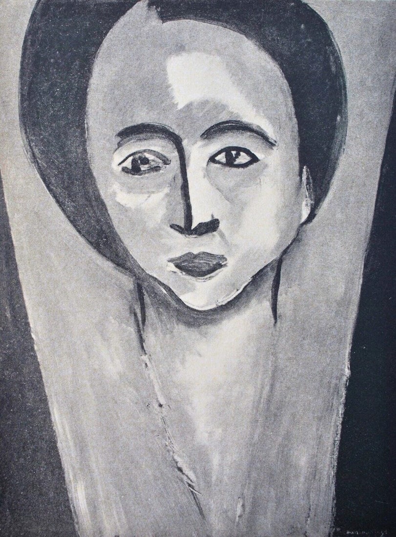 Henri Matisse, Madame Sarah Stein, Portraits par Henri Matisse, Hliogravure (1 of 8)