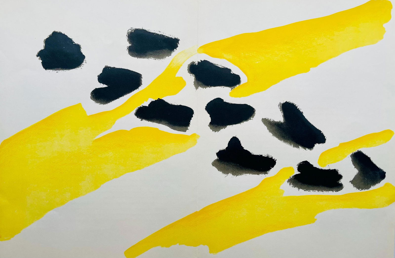 Pierre Tal-Coat, Composition, Derrire le miroir, Lithograph (1 of 6)