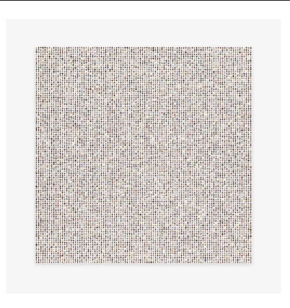 CryptoPunks 10,000 On-Chain Silkscreen ED829 6060cm (1 of 3)