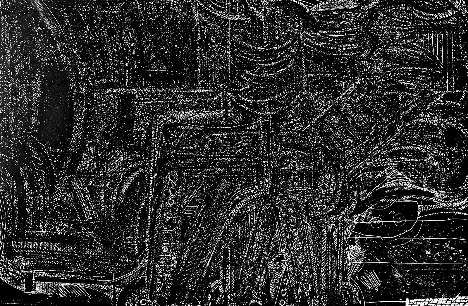 Bernhard Luginbhl, Composition, Suites n8, Rencontres, Lithograph (1 of 6)