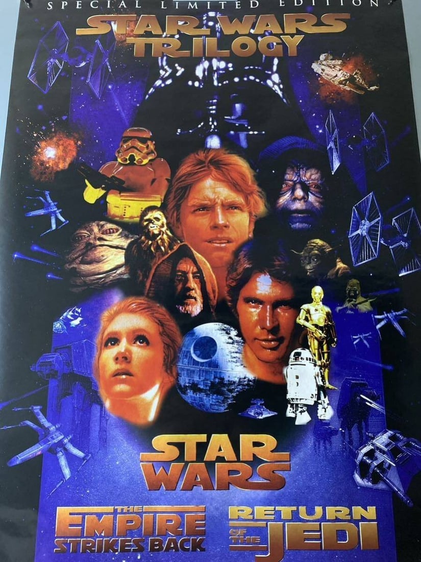 Star Wars Trilogy Special Limited Edition Poster George Lucas 84x59 cm /33x23 in (1 of 2)