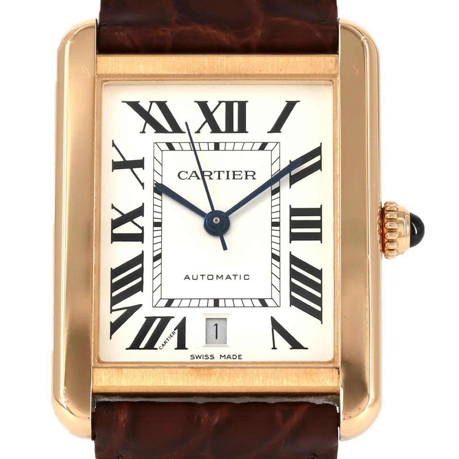 Cartier Tank Solo XL PGxSS W5200026 SSxPG Automatic Watch (1 of 8)