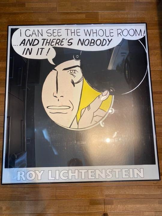 Roy Lichtenstein Original Vintage Poster: Roy Lichtenstein Original Vintage Poster Original vintage poster by Roy Lichtenstein, featuring a large paper design. Item Specifics: Artist: Roy Lichtenstein Type: Poster Size: Large Theme: Art Mater