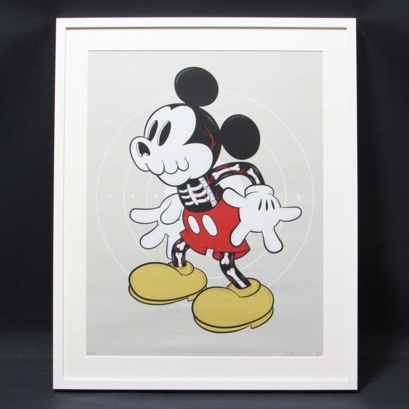 Cote Escriba "Creepy Mouse" Mickey Mouse Print, Limited Edition, Autographed (1 of 6)