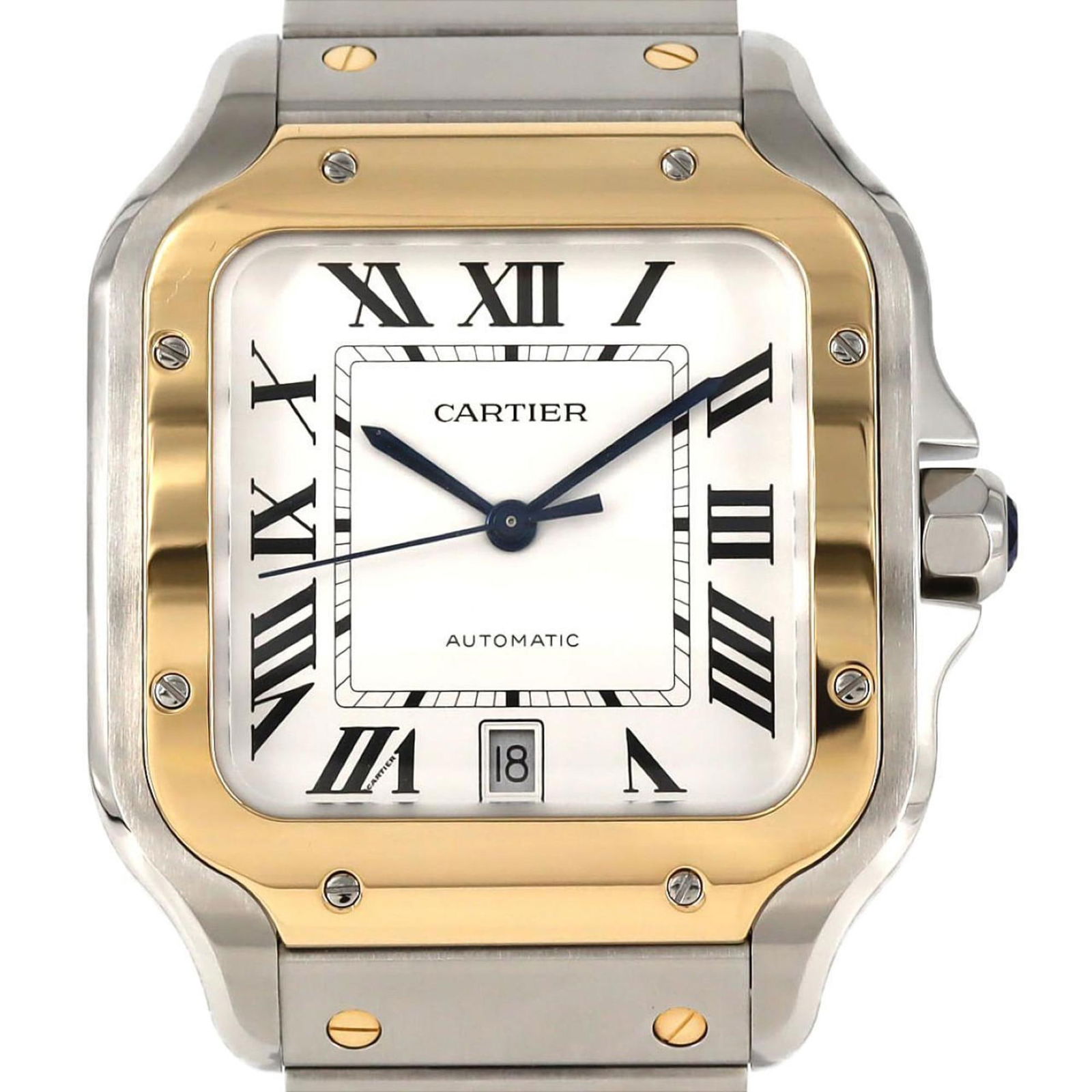 Cartier Santos de LM Two-tone Watch W2SA0009 SSxYG Automatic (1 of 7)