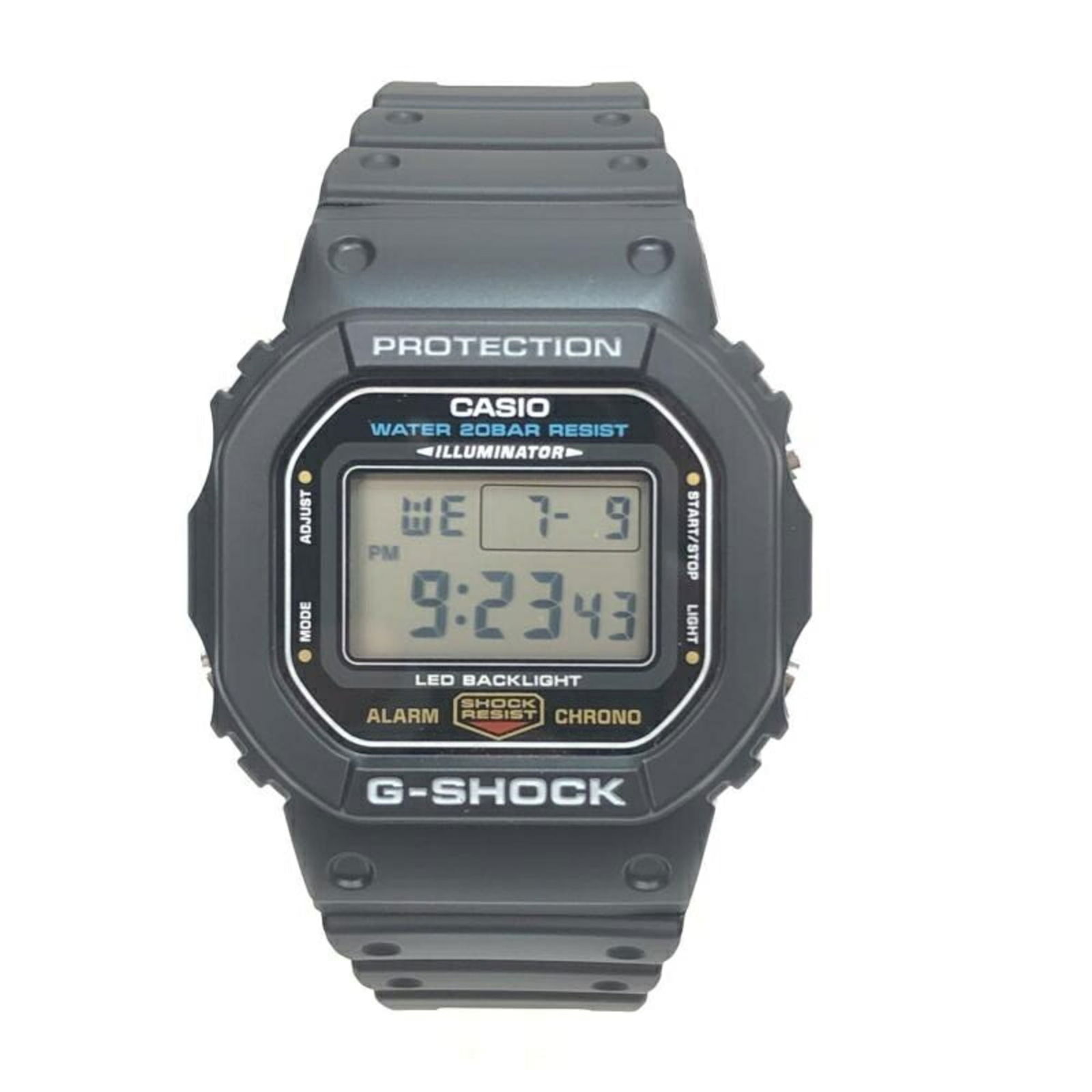 Casio G-SHOCK Watch DW-5600UE-1JF Speed CASIO G-Shock: Casio G-SHOCK Watch DW-5600UE-1JF Speed CASIO G-Shock Used Casio G-SHOCK watch DW-5600UE-1JF for men, with a 38mm case diameter and wrist size of 20cm, in very good condition. Item Specifics: Brand: C