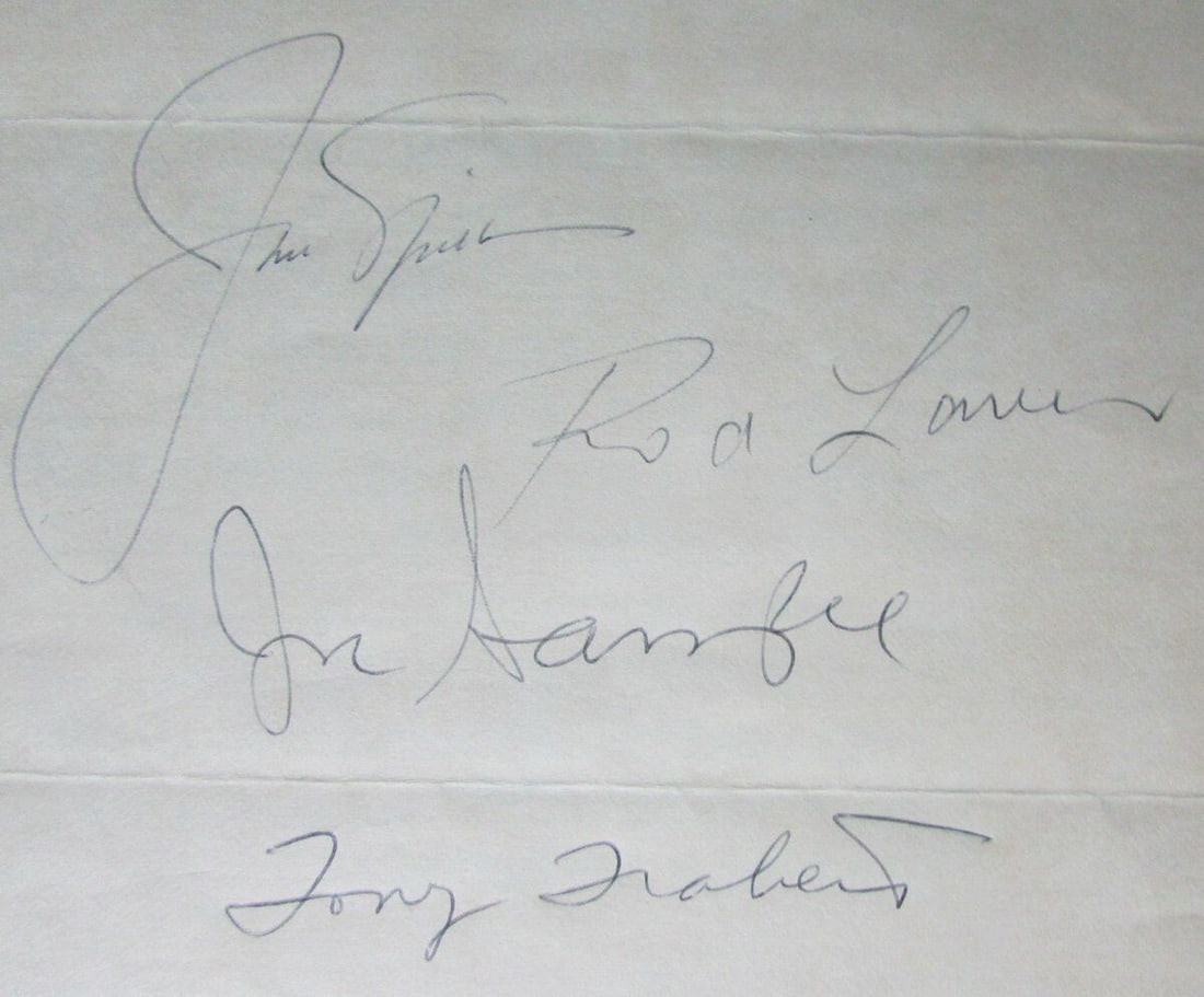 1986 Nabisco Masters Tennis Match Multi Signed by Nicklaus/Laver/Trabers 147507 (1 of 3)