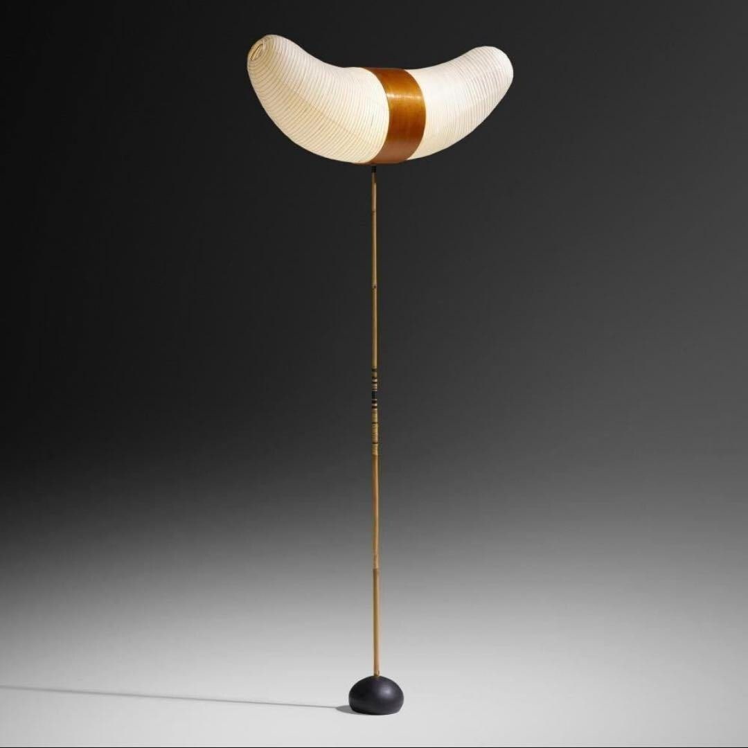 isamu noguchi akari BB3-33S FLOOR Lamp with stand, long type, new (1 of 14)