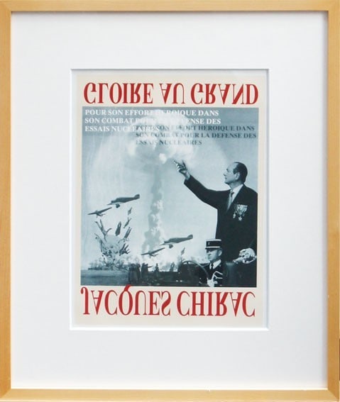 Thomas Ruff Chiracs Kampf Fur das Verbot von Nuklearversuchen Limited to 100: Thomas Ruff Chiracs Kampf Fur das Verbot von Nuklearversuchen Limited to 100 Limited edition print by artist Thomas Ruff titled 'Chiracs Kampf Fur das Verbot von Nuklearversuchen,' produced in Germany