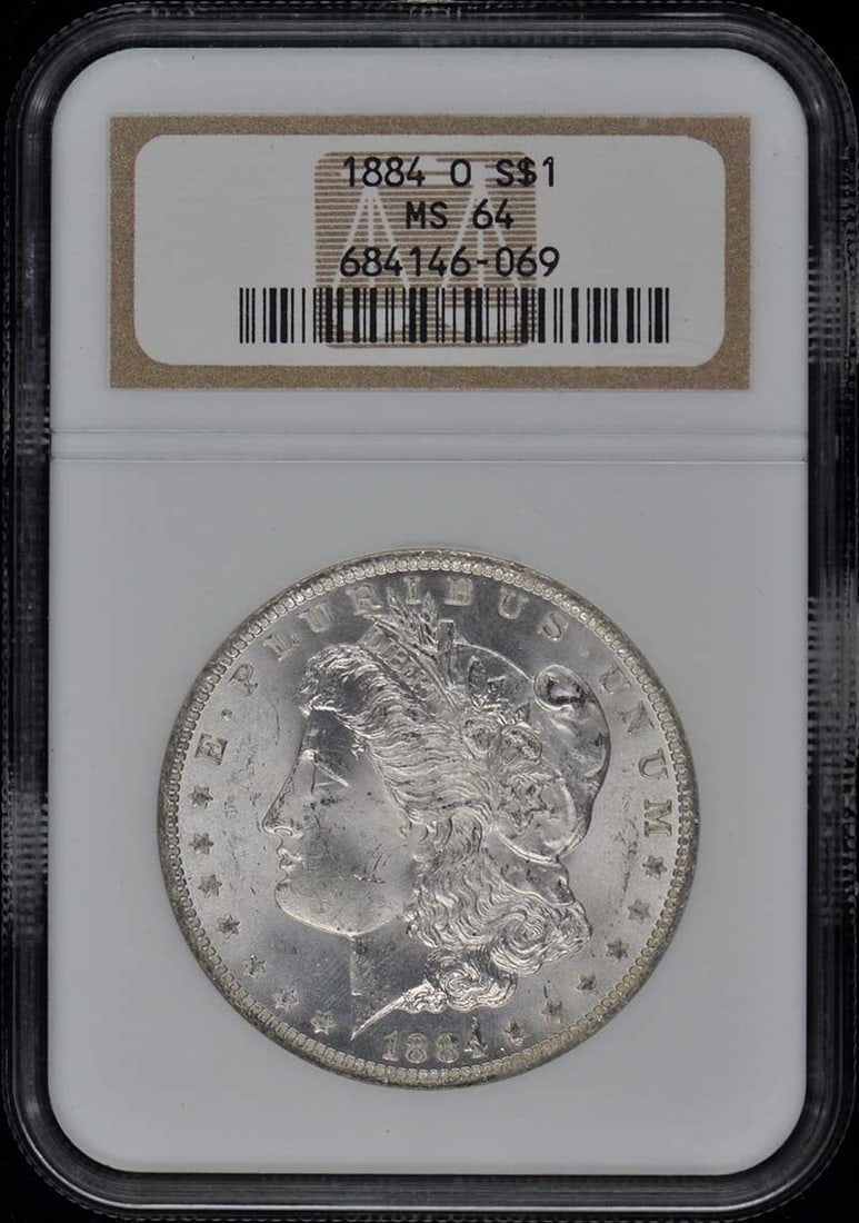 1884-O Morgan Dollar S$1 NGC MS64 (1 of 1)