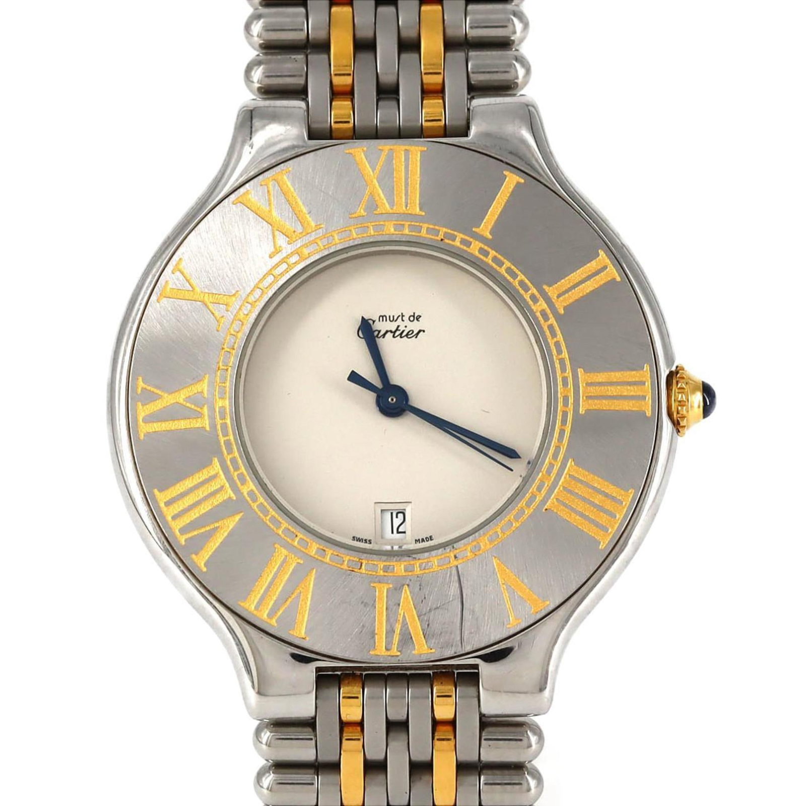 Cartier Must 21 Date Two-tone Stainless Steel (1 of 6)