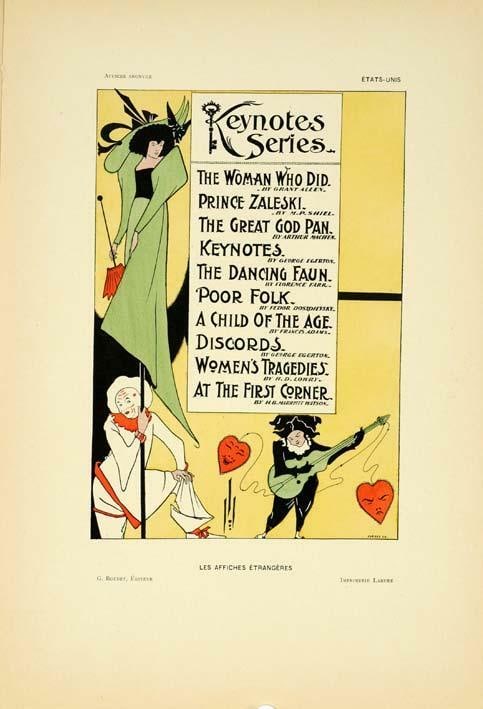 Original Vintage Poster Musical Score By Cheret For Affiches Etrangeres 1897 (1 of 1)