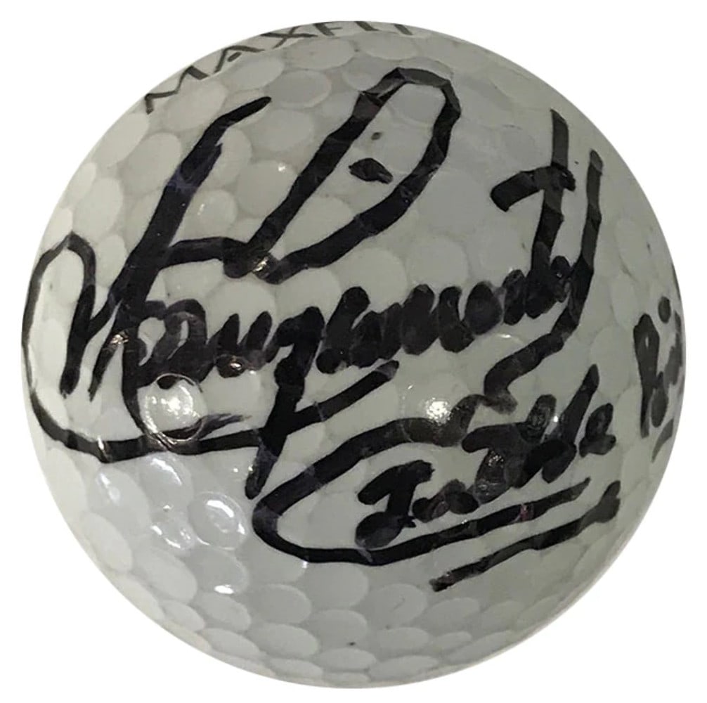 Jesus Pimentel Autographed MaxFli 4 Golf Ball: Jesus Pimentel Autographed MaxFli 4 Golf Ball MaxFli 4 golf ball autographed by Jesus Pimentel, featuring a black sharpie signature. Item Specifics: Jesus Pimentel Autographed MaxFli 4 Golf Ball.Signe
