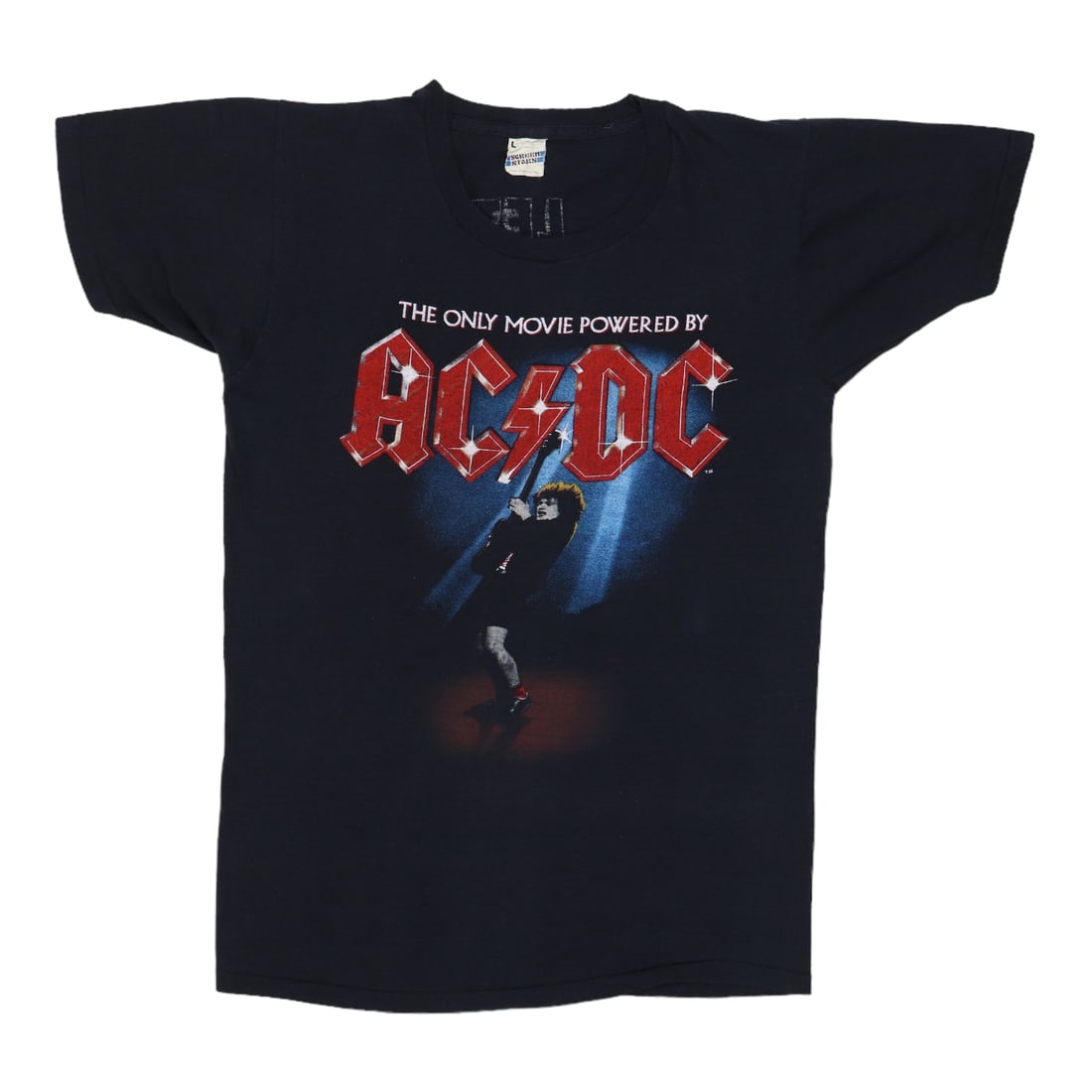 1980 ACDC Let There Be Rock Shirt: 1980 ACDC Let There Be Rock Shirt Vintage 1980 AC/DC 'Let There Be Rock' shirt in large size, made of 100% cotton, in good condition with front and back graphics. Item Specifics: Size: Large Era: 1980