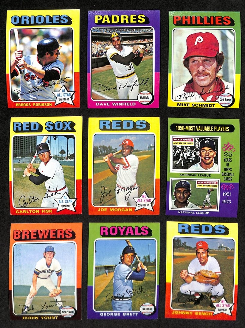 1975 TOPPS Mini Baseball Complete Set (660) Aaron, Yount, Brett, Ryan 195324 (1 of 12)