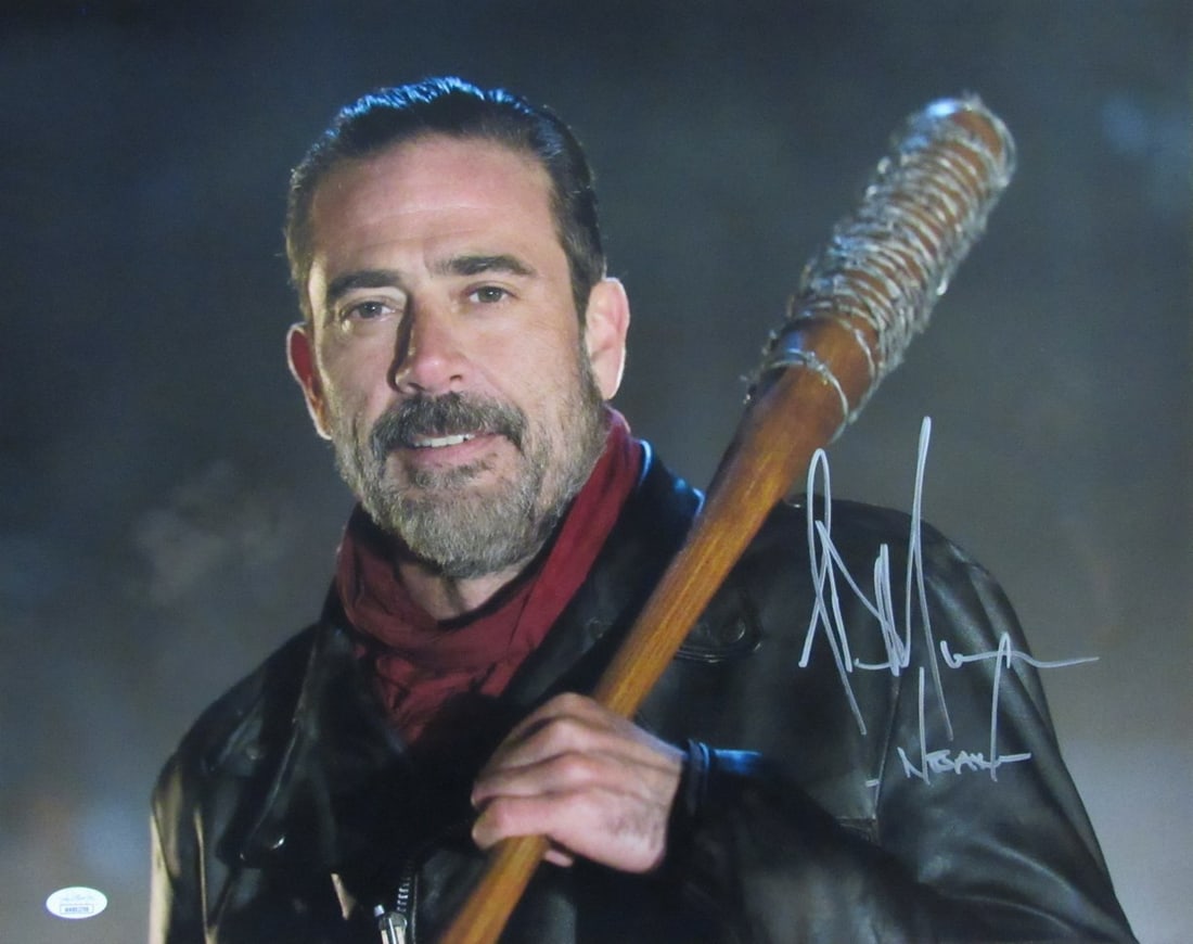 Jeffrey Dean Morgan Autographed/Inscr 16x20 Photo "The Walking Dead" JSA 179419 (1 of 4)