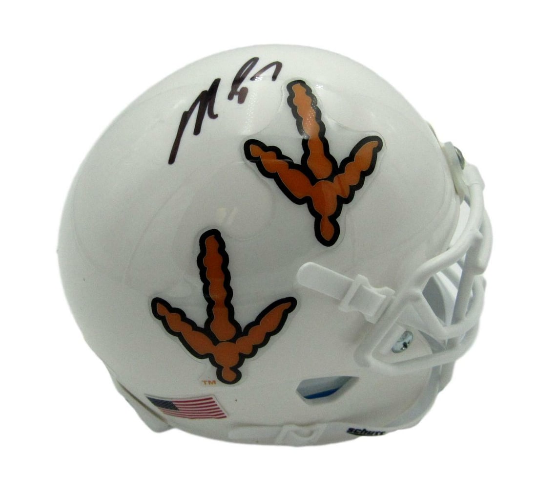 Michael Vick Virginia Tech Signed XP Gobbler Schutt Mini Helmet JSA 152601: Michael Vick Virginia Tech Signed XP Gobbler Schutt Mini Helmet JSA 152601 Michael Vick signed Virginia Tech mini helmet, Schutt XP model, authenticated by JSA, showcasing original Virginia Tech Hokie