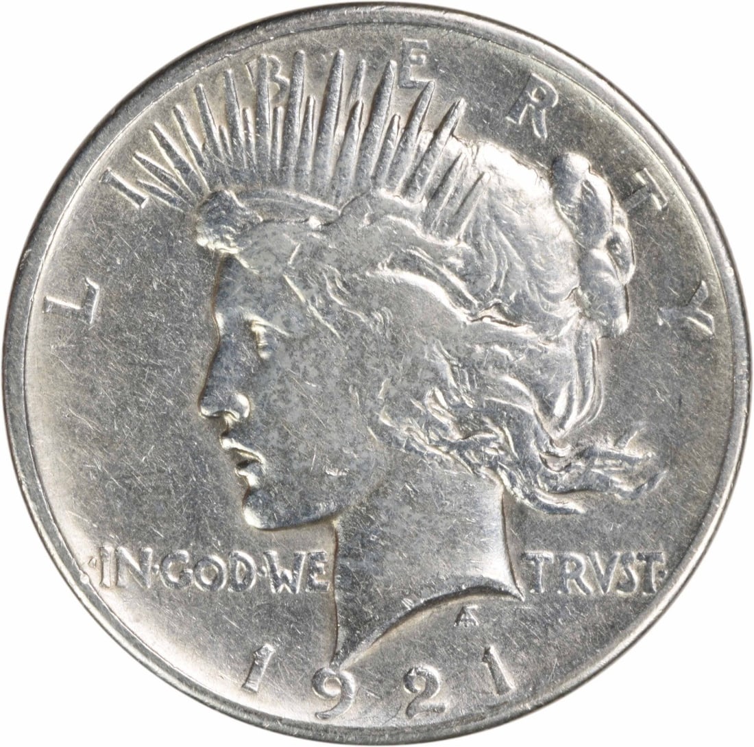 1921 Peace Silver Dollar VF Uncertified (1 of 2)