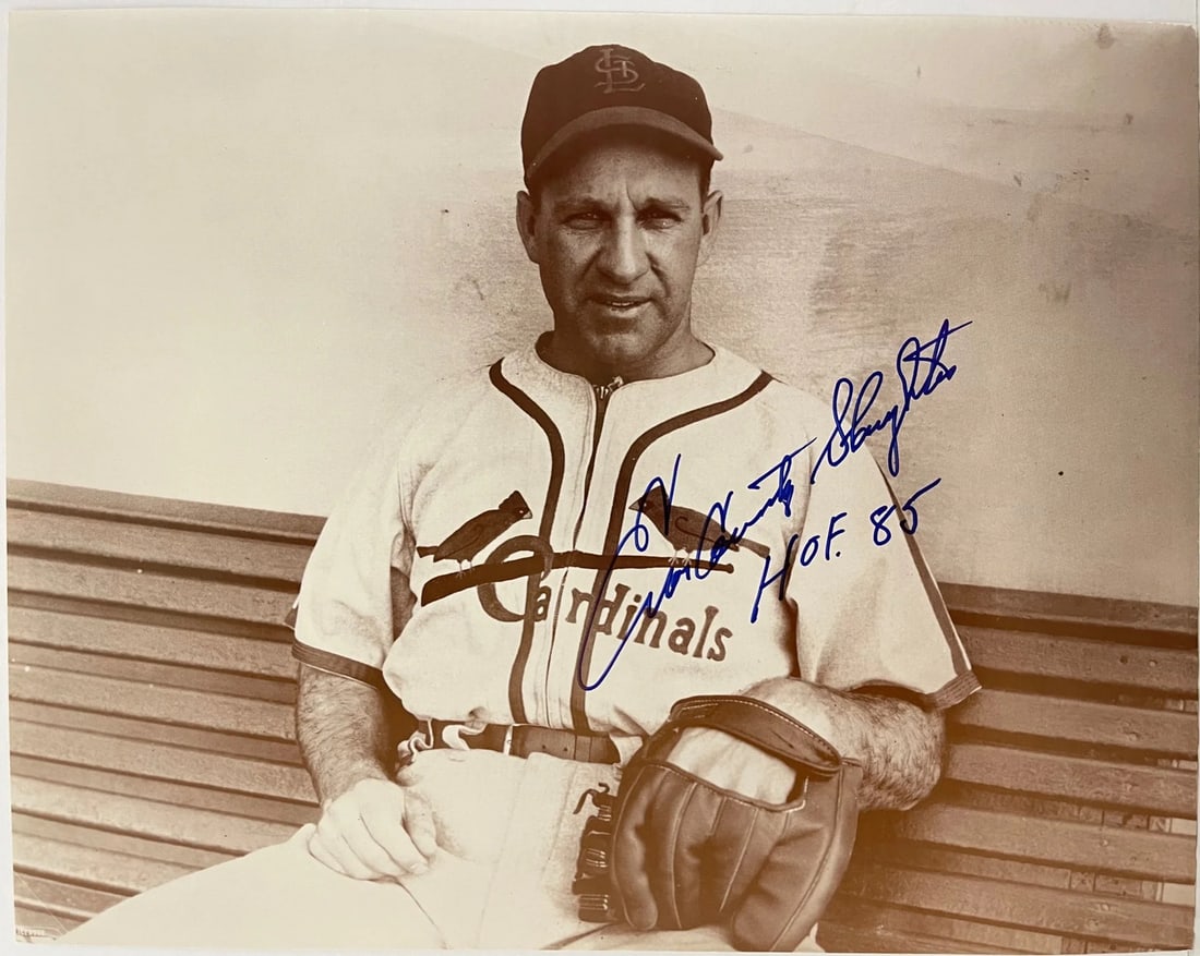 Enos Slaughter Autographed 11x14 Baseball Photo (1 of 1)
